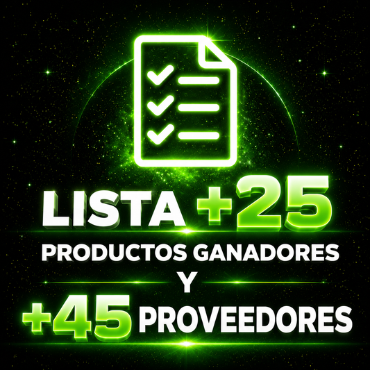LISTA PRODUCTOS GANADORES + PROVEEDORES FlushResell